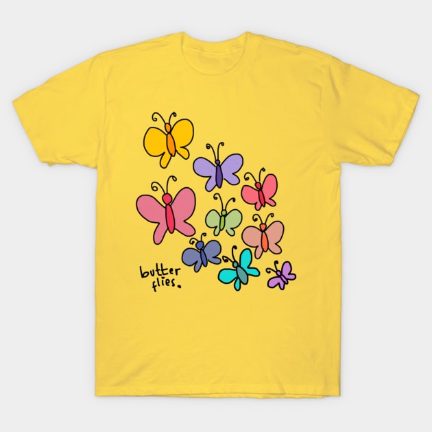 Butterflies T-Shirt by Afisya Kiddos